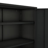 Naomi 31.5" Accent Cabinet in Black by Manhattan Comfort at Eve Furniture