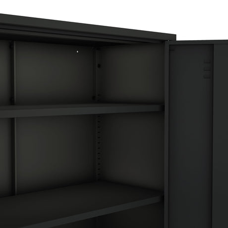 Naomi 31.5" Accent Cabinet in Black by Manhattan Comfort at Eve Furniture