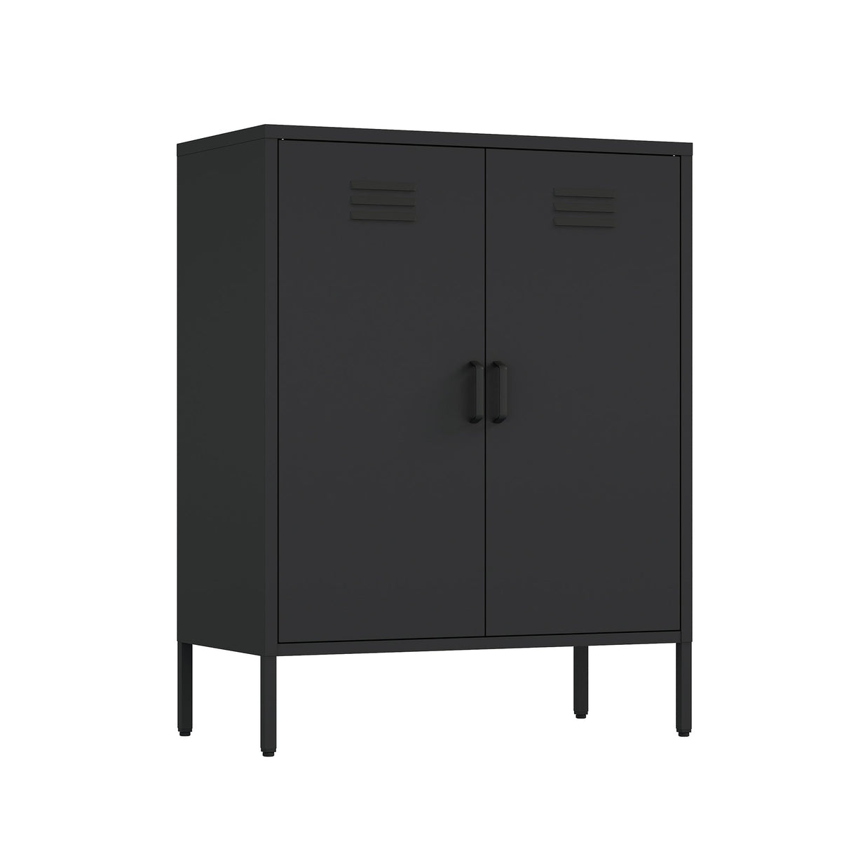 Naomi 31.5" Accent Cabinet in Black by Manhattan Comfort at Eve Furniture