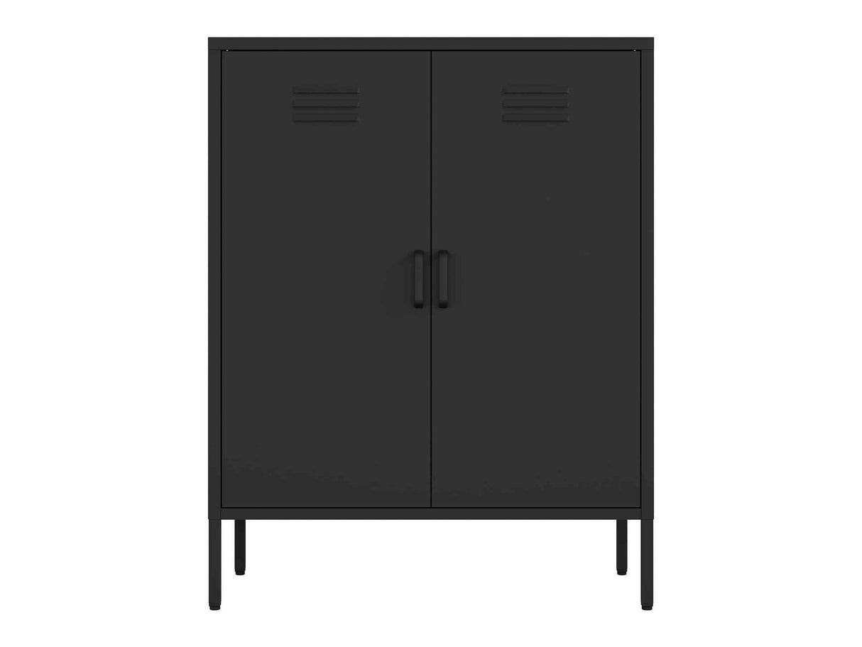 Naomi 31.5" Accent Cabinet in Black by Manhattan Comfort at Eve Furniture