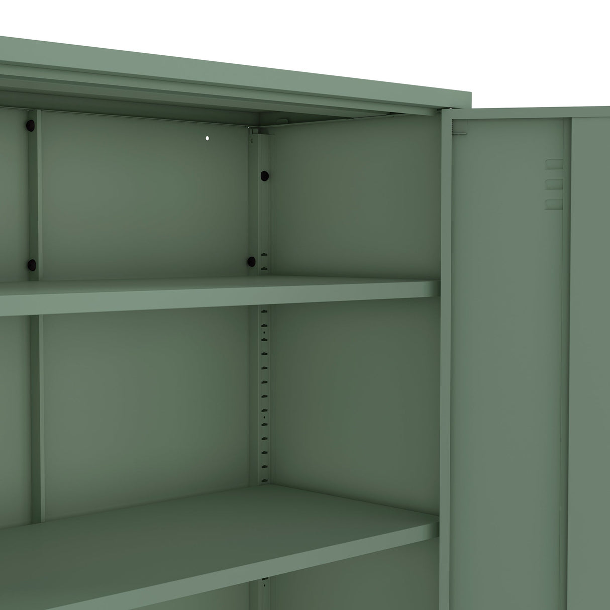Naomi 31.5" Accent Cabinet in Green by Manhattan Comfort at Eve Furniture