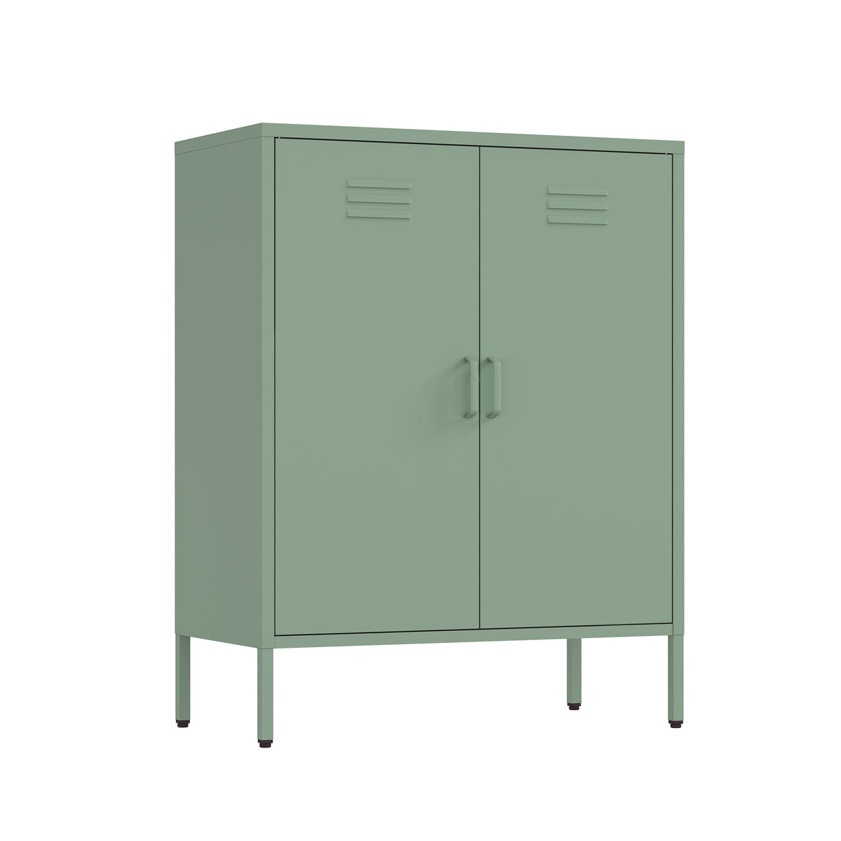 Naomi 31.5" Accent Cabinet in Green by Manhattan Comfort at Eve Furniture