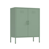 Naomi 31.5" Accent Cabinet in Green by Manhattan Comfort at Eve Furniture