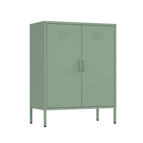 Naomi 31.5" Accent Cabinet in Green by Manhattan Comfort at Eve Furniture