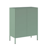 Naomi 31.5" Accent Cabinet in Green by Manhattan Comfort at Eve Furniture