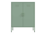 Naomi 31.5" Accent Cabinet in Green by Manhattan Comfort at Eve Furniture