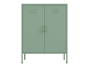 Naomi 31.5" Accent Cabinet in Green by Manhattan Comfort at Eve Furniture