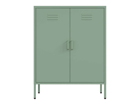 Naomi 31.5" Accent Cabinet in Green by Manhattan Comfort at Eve Furniture
