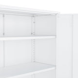 Naomi 31.5" Accent Cabinet in White by Manhattan Comfort at Eve Furniture