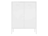 Naomi 31.5" Accent Cabinet in White by Manhattan Comfort at Eve Furniture