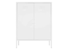 Naomi 31.5" Accent Cabinet in White by Manhattan Comfort at Eve Furniture
