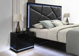 Naomi Black Italian Platform Bedroom Set by New Era Innovations at Eve Furniture