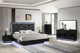 Naomi Black Italian Platform Bedroom Set by New Era Innovations at Eve Furniture
