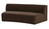 Naomi Concave Sofa Dark Brown by Moe's Home at Eve Furniture
