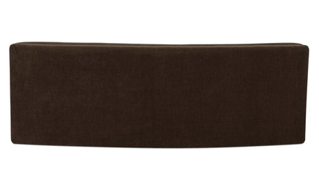 Naomi Concave Sofa Dark Brown by Moe's Home at Eve Furniture