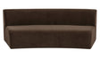 Naomi Concave Sofa Dark Brown by Moe's Home at Eve Furniture