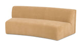 Naomi Concave Sofa Golden Yellow by Moe's Home at Eve Furniture