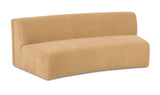 Naomi Concave Sofa Golden Yellow by Moe's Home at Eve Furniture