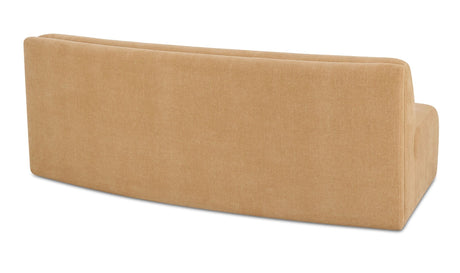 Naomi Concave Sofa Golden Yellow by Moe's Home at Eve Furniture