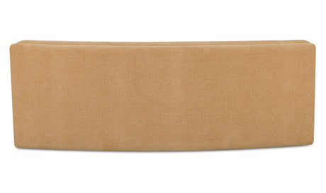 Naomi Concave Sofa Golden Yellow by Moe's Home at Eve Furniture