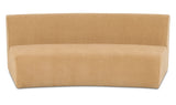 Naomi Concave Sofa Golden Yellow by Moe's Home at Eve Furniture