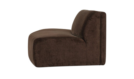 Naomi Convex Sofa Dark Brown by Moe's Home at Eve Furniture