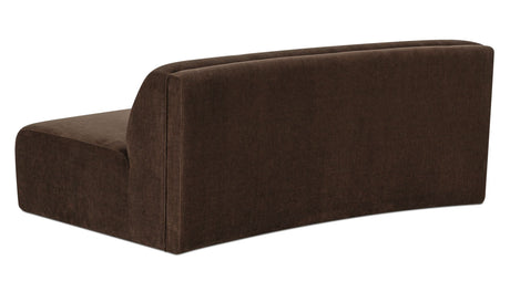 Naomi Convex Sofa Dark Brown by Moe's Home at Eve Furniture