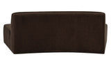 Naomi Convex Sofa Dark Brown by Moe's Home at Eve Furniture