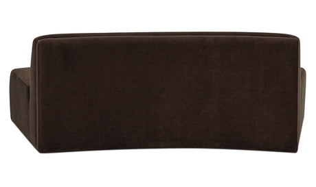 Naomi Convex Sofa Dark Brown by Moe's Home at Eve Furniture