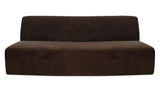 Naomi Convex Sofa Dark Brown by Moe's Home at Eve Furniture