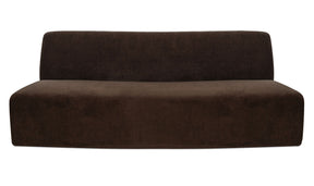 Naomi Convex Sofa Dark Brown by Moe's Home at Eve Furniture
