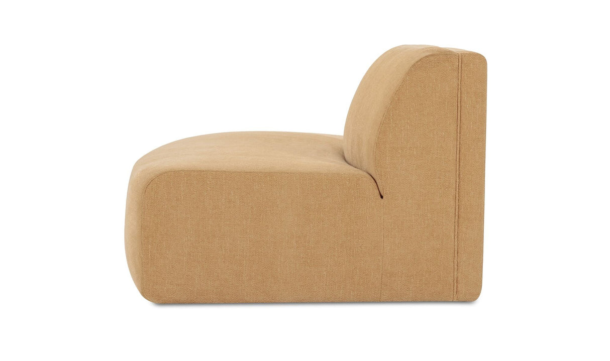 Naomi Convex Sofa Golden Yellow by Moe's Home at Eve Furniture