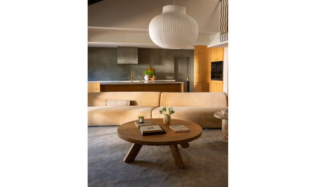 Naomi Convex Sofa Golden Yellow by Moe's Home at Eve Furniture