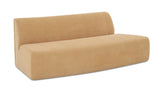 Naomi Convex Sofa Golden Yellow by Moe's Home at Eve Furniture