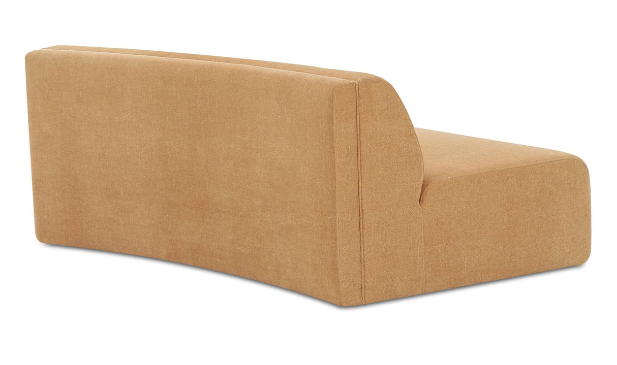Naomi Convex Sofa Golden Yellow by Moe's Home at Eve Furniture