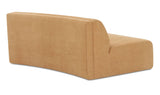 Naomi Convex Sofa Golden Yellow by Moe's Home at Eve Furniture