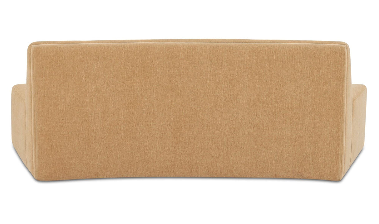 Naomi Convex Sofa Golden Yellow by Moe's Home at Eve Furniture
