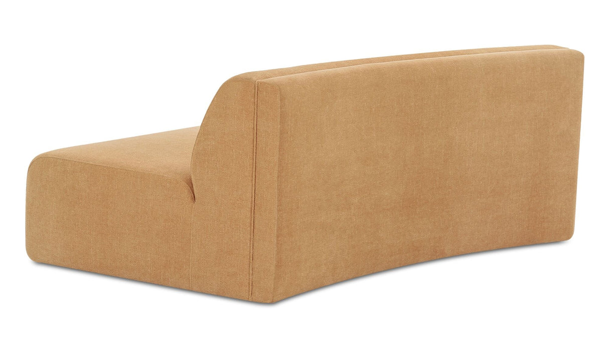 Naomi Convex Sofa Golden Yellow by Moe's Home at Eve Furniture
