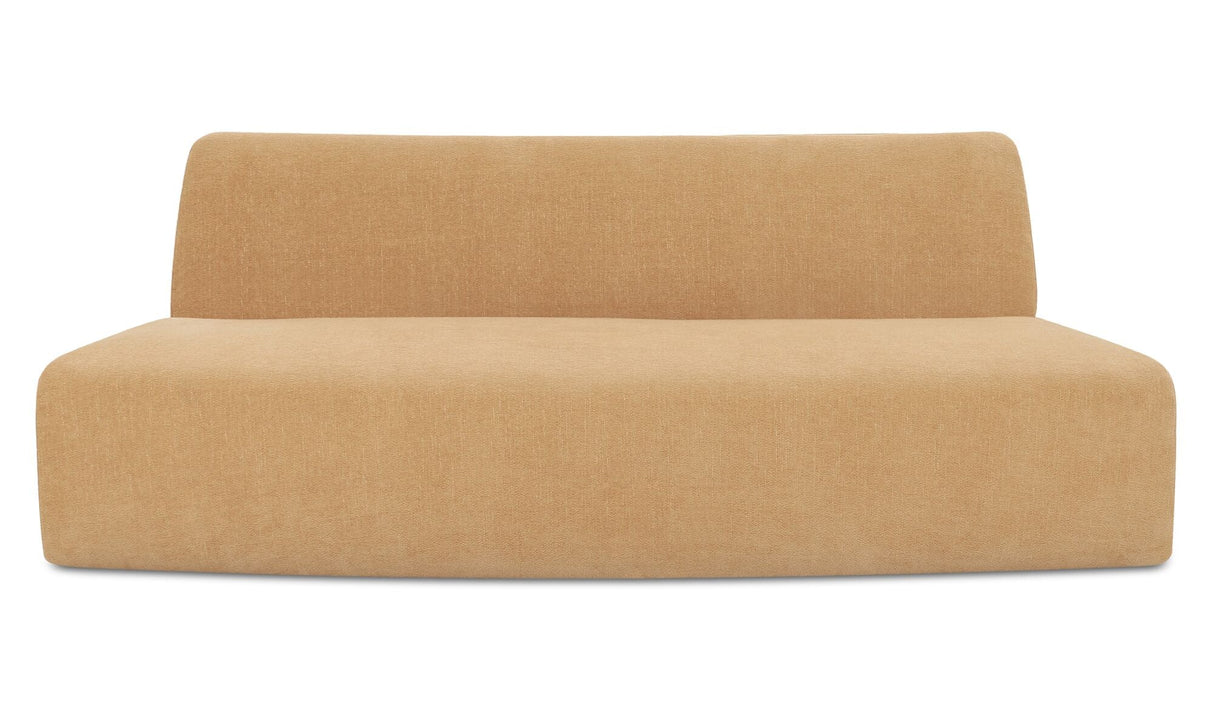 Naomi Convex Sofa Golden Yellow by Moe's Home at Eve Furniture