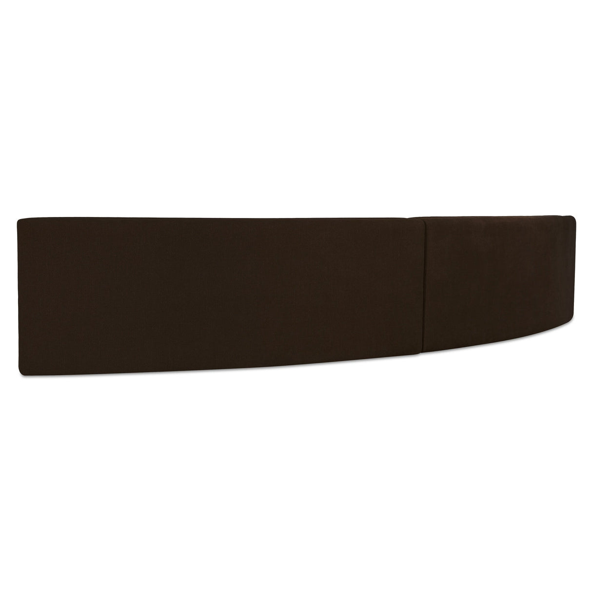 Naomi Dark Brown 2 Piece Concave Modular Sectional by MOES at Eve Furniture