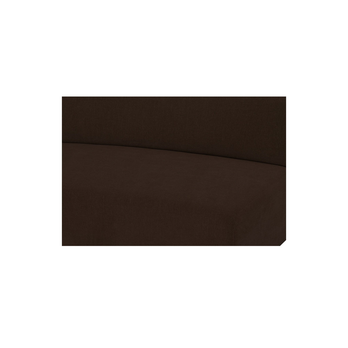 Naomi Dark Brown 2 Piece Concave Modular Sectional by MOES at Eve Furniture