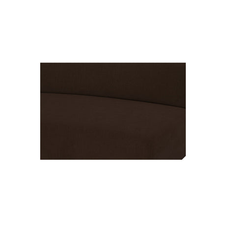 Naomi Dark Brown 2 Piece Concave Modular Sectional by MOES at Eve Furniture