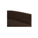 Naomi Dark Brown 2 Piece Convex Modular Sectional by Moe's Home at Eve Furniture