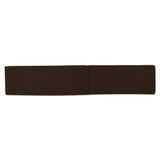 Naomi Dark Brown 2 Piece Wave Modular Sectional by Moe's Home at Eve Furniture