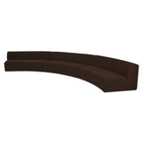 Naomi Dark Brown 3 Piece Concave Modular Sectional by MOES at Eve Furniture