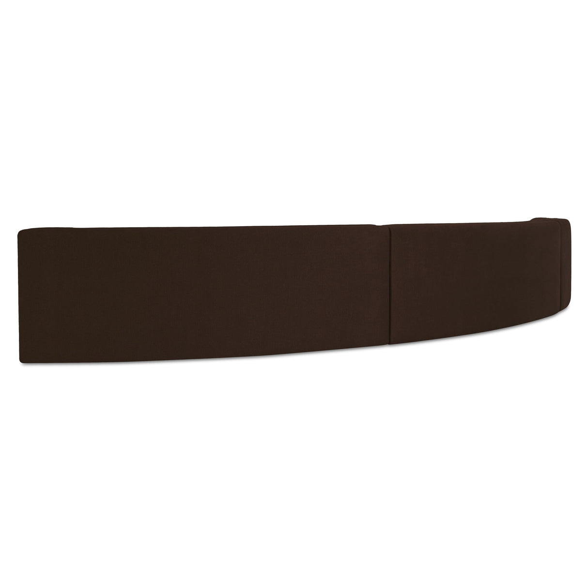 Naomi Dark Brown 3 Piece Concave Modular Sectional by Moe's Home at Eve Furniture