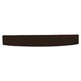 Naomi Dark Brown 3 Piece Concave Modular Sectional by Moe's Home at Eve Furniture