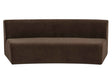 Naomi Dark Brown Concave Sofa