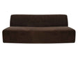 Naomi Dark Brown Convex Sofa