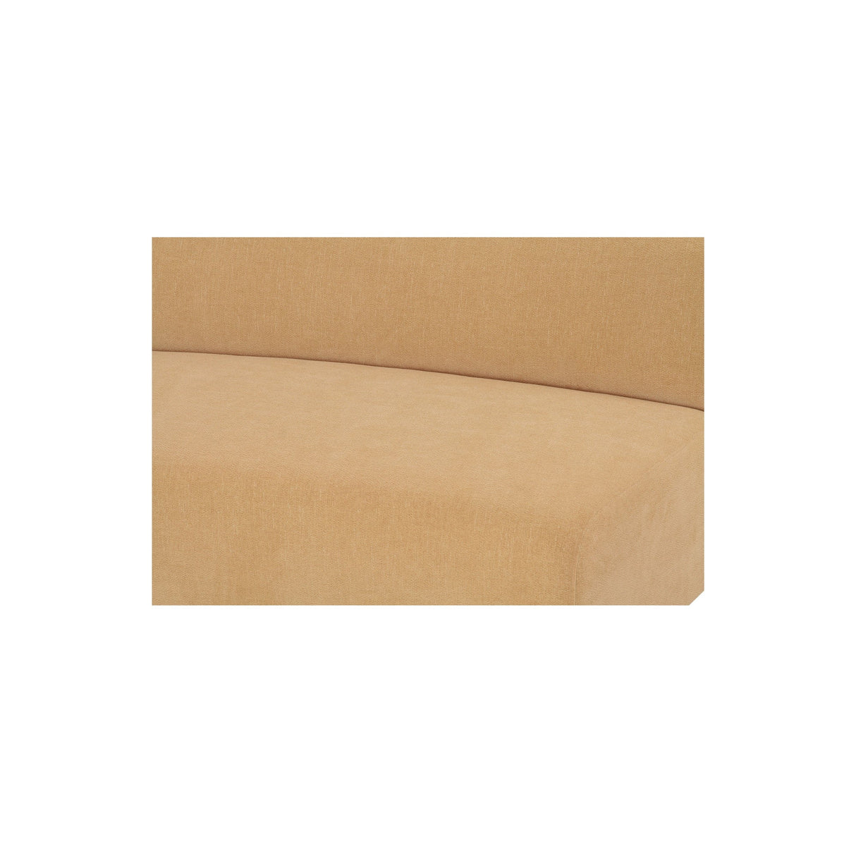 Naomi Golden Yellow 2 Piece Concave Modular Sectional by Moe's Home at Eve Furniture